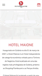 Mobile Screenshot of hotelmaione.com.br